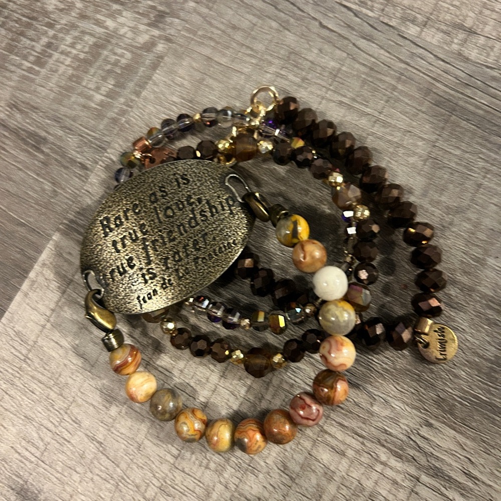 Beaded Bracelet Set of 4